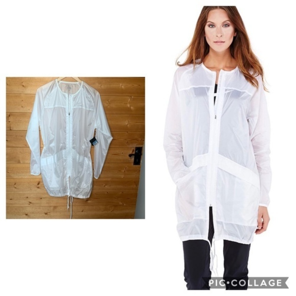 Nike transparent training / rain jacket SZ M NWT